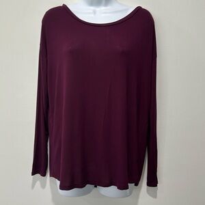 Criss Cross back long sleeve shirt